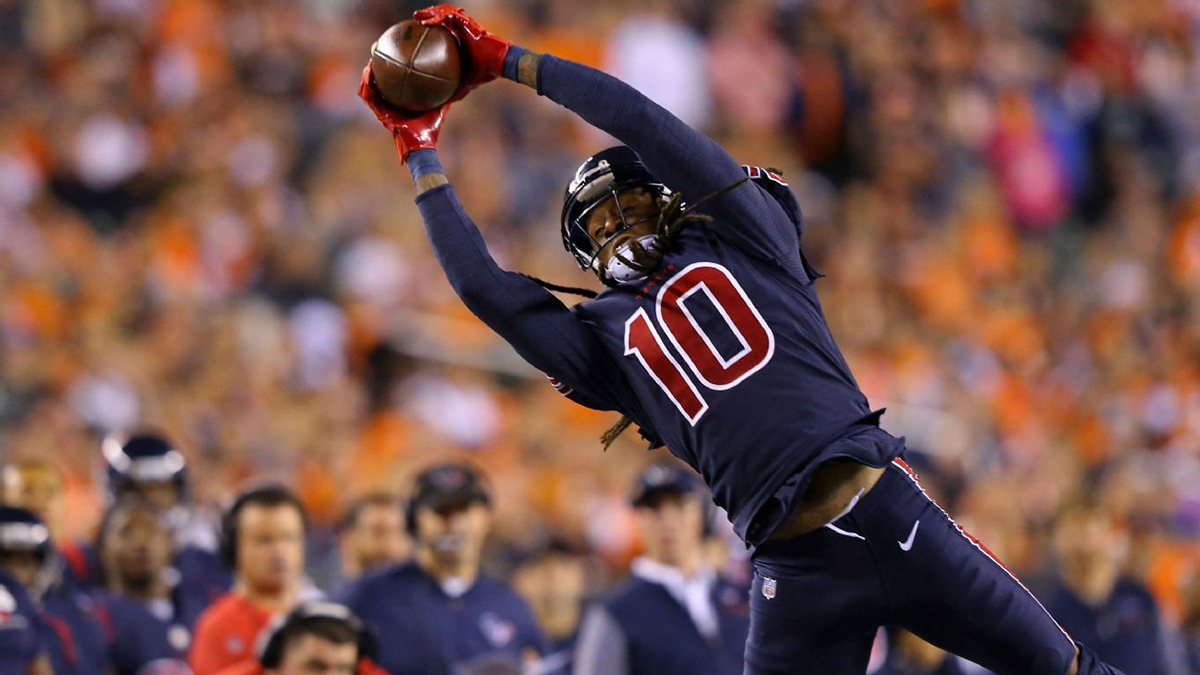 The Bangkok Blitz acquired wide receiver DeAndre Hopkins and a 2018 first-round draft pick from the Ukraine Grainers for running back Christian McCaffrey.