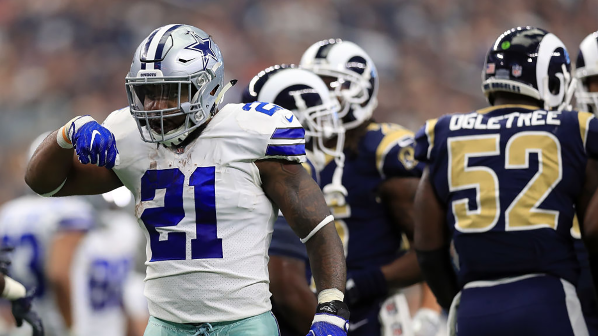 Running back Ezekiel Elliott notched 34.1 points in Ecuador's victory.