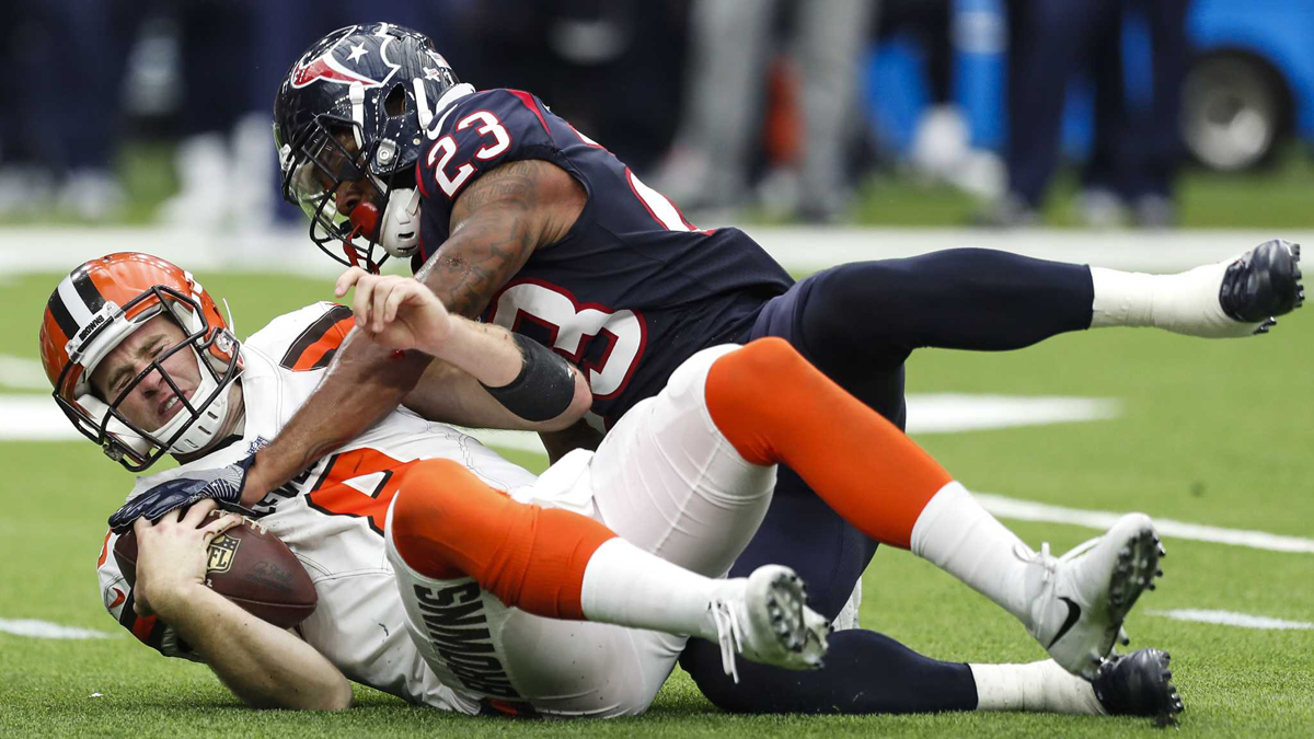The Houston Texans defense exploded for 38 points for Egypt.