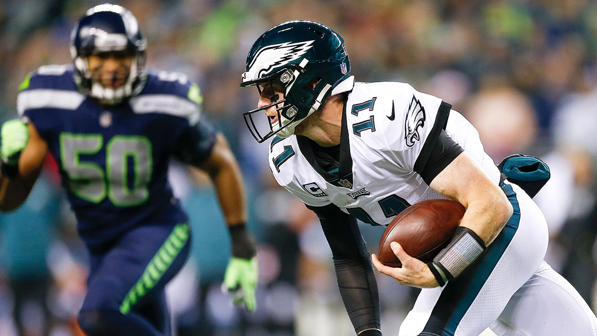 QB Carson Wentz scored 22.05 points in the win.