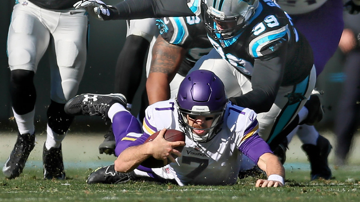 QB Case Keenum scored 23.08 points in the victory.