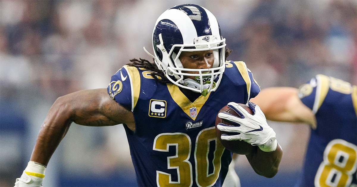 RB Todd Gurley cashed in for $23.25 from the Bangkok Blitz in the 2018 MFFL auction.