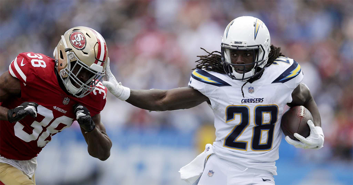 RB Melvin Gordon led the Crabs to victory with 33.90 points.