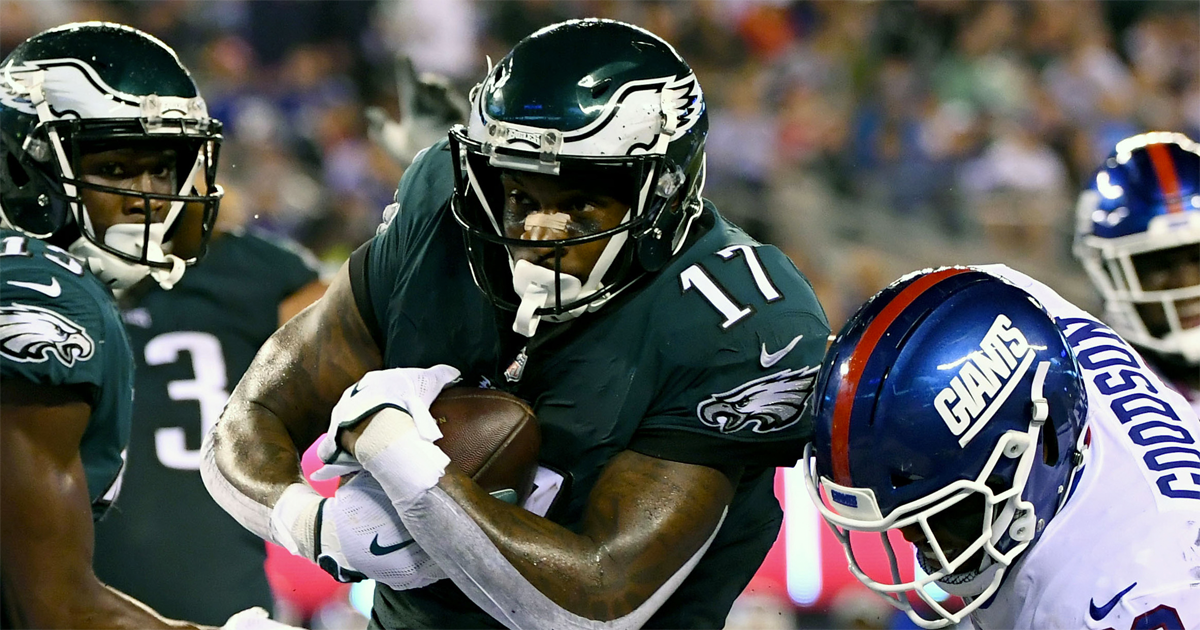 WR Alshon Jeffery scored 27.40 points to lead the way for San Juan.