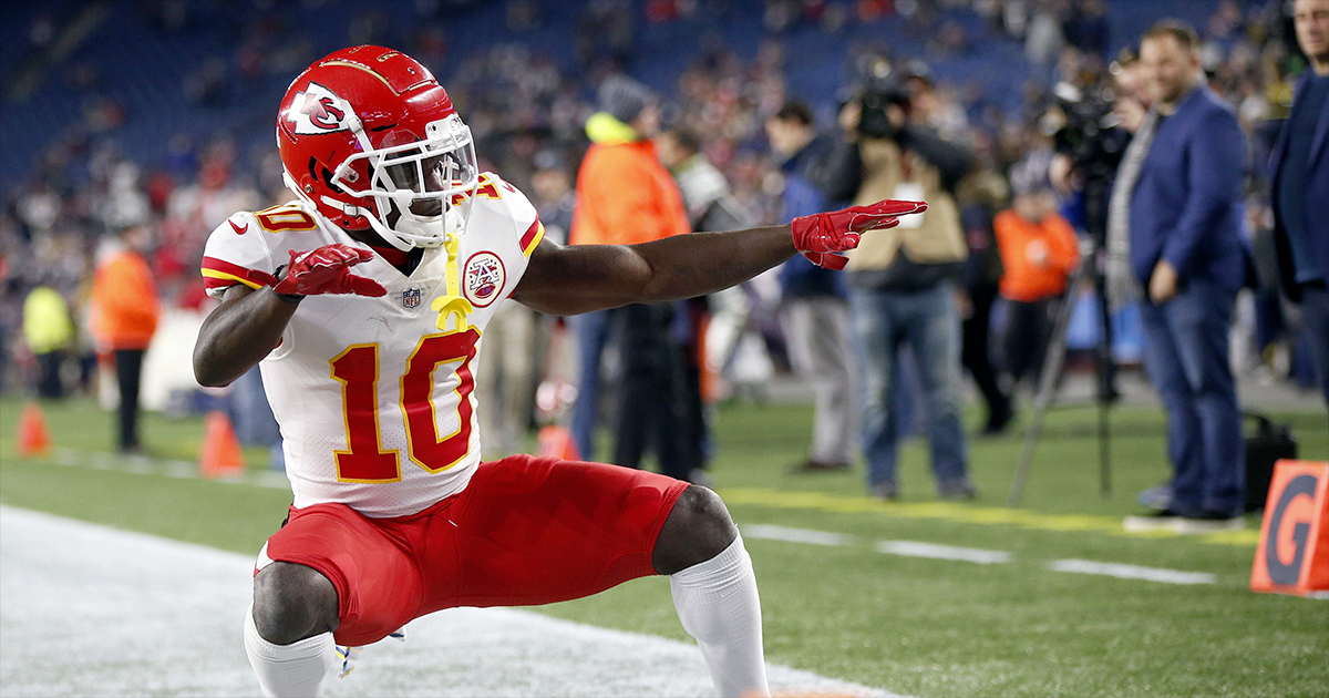 WR Tyreek Hill pounded out 32.90 points in Jamaica's first victory.