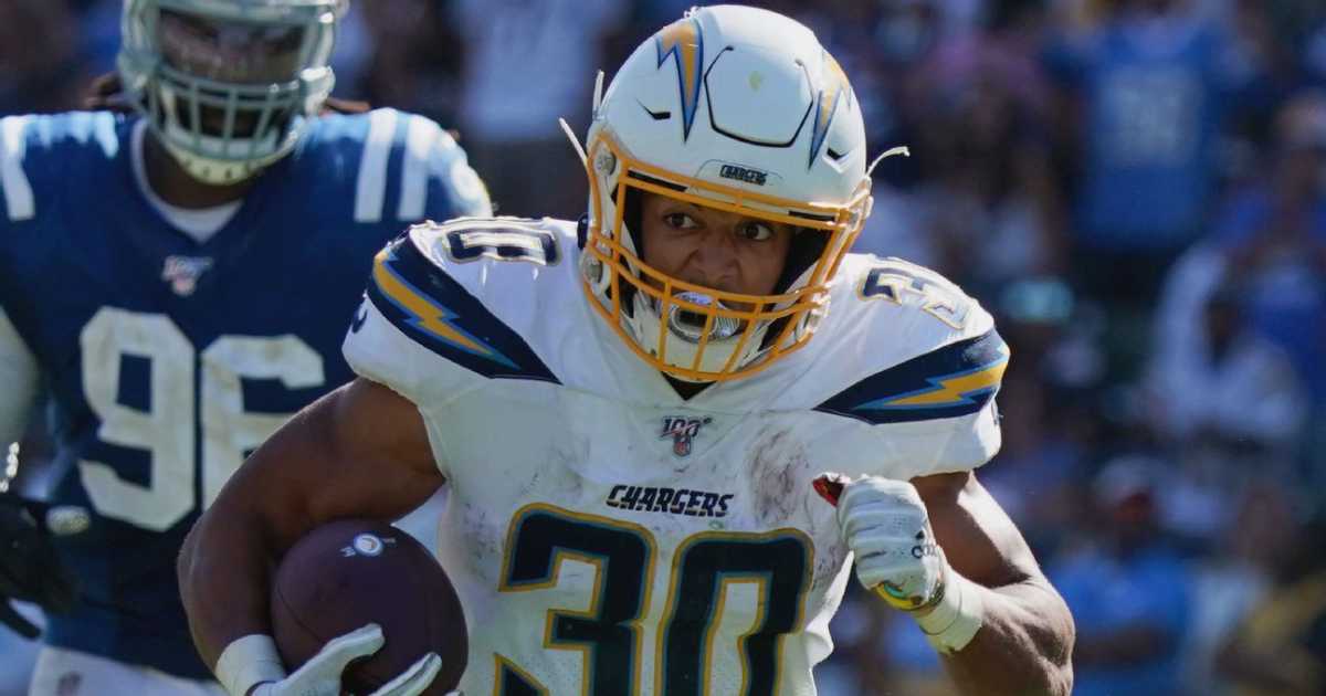 RB Austin Ekeler topped 40 points in Jamaica's victory over Christmas Island.