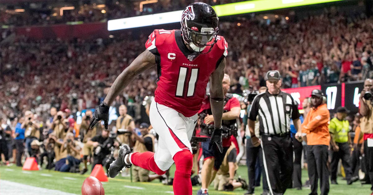 WR Julio Jones put up 27.6 points in Wake Island's upset over San Juan.