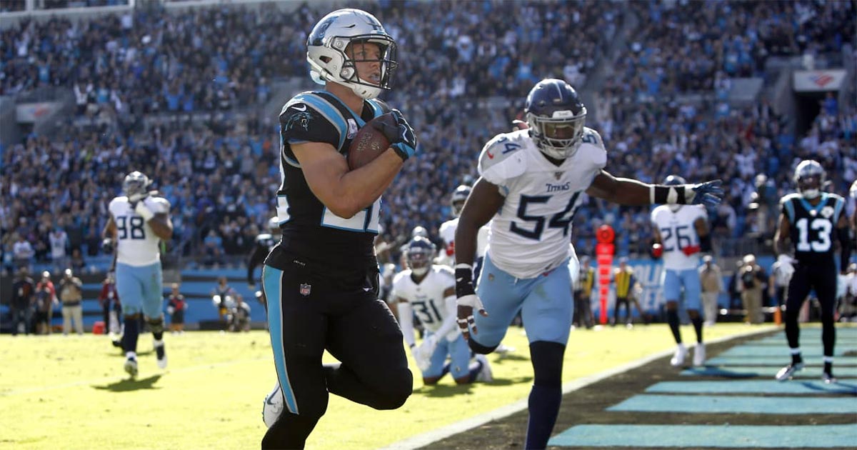 RB Christian McCaffrey remained red hot, tallying 42.4 points.
