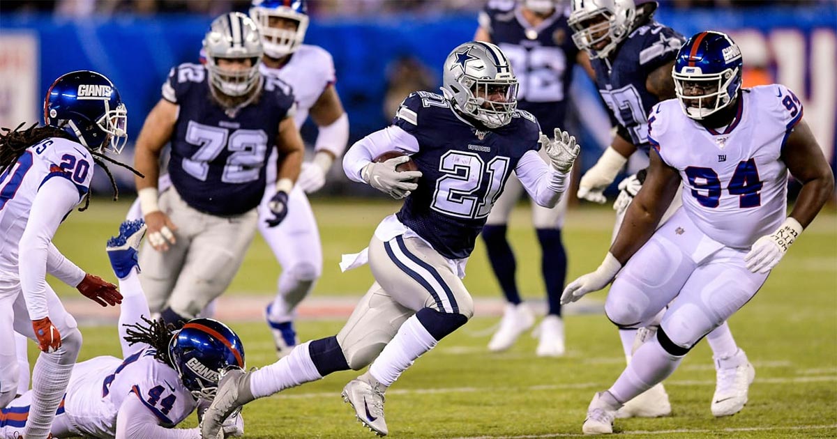 RB Ezekiel Elliott scored 18.5 points in Ecuador's victory.