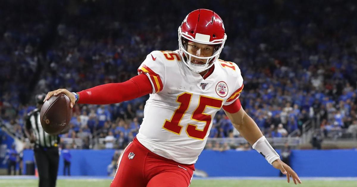 QB Patrick Mahomes picked up 32.87 points in Egypt's victory.