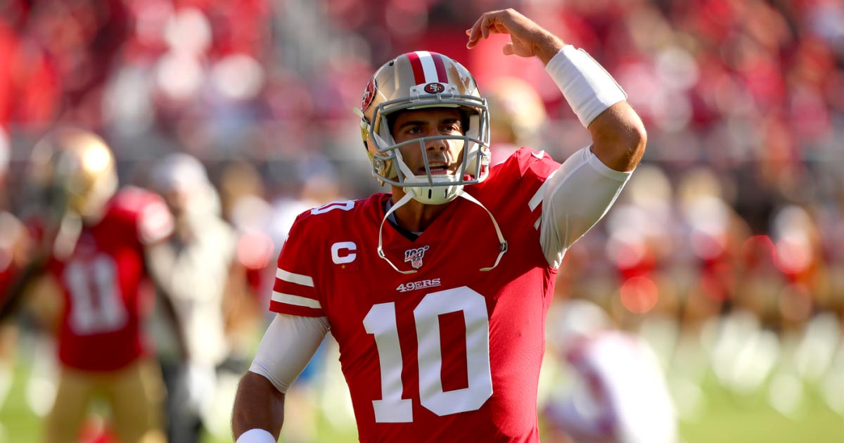QB Jimmy Garoppolo led the way with 32.53 points for Jamaica.