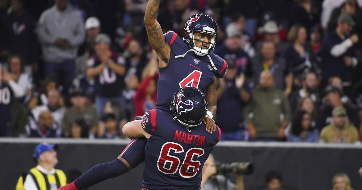 QB Deshaun Watson powered the Grainers with 34.33 points.