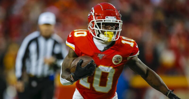 WR Tyreek Hill signed for a record $34.9 million with Christmas Island before being shipped to Bangkok.