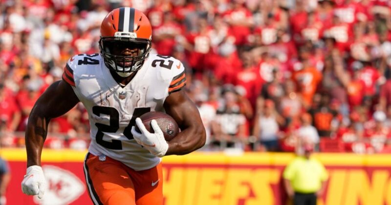 RB Nick Chubb tallied 24.1 points in San Juan's victory.